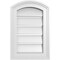 Ekena Millwork Arch Top Surface Mount PVC Gable Vent: Non-Functional, w/2"W x 1-1/2"P Brickmould Frame, 12"W x 16"H GVPAR12X1602SN - alternate 1